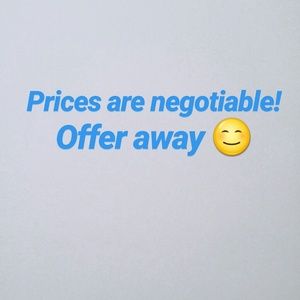 Make offers and i will work with you😊